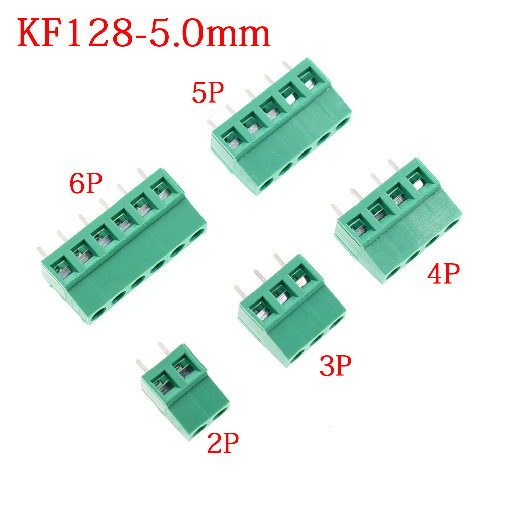 Screw Terminal Block - 10/50PCS KF128-5.0mm KF128 5.0 PCB 나사