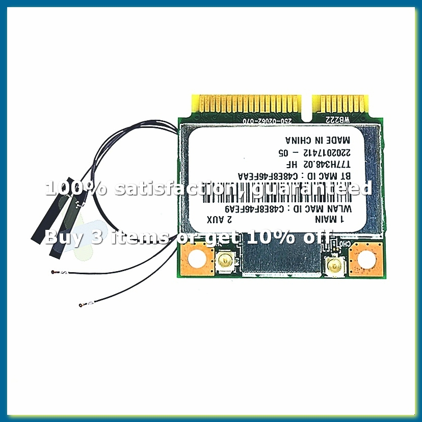 Antenna 2.4Ghz - AR5B22 AR9462 WiFi 카드+내부 안테나 300Mbps