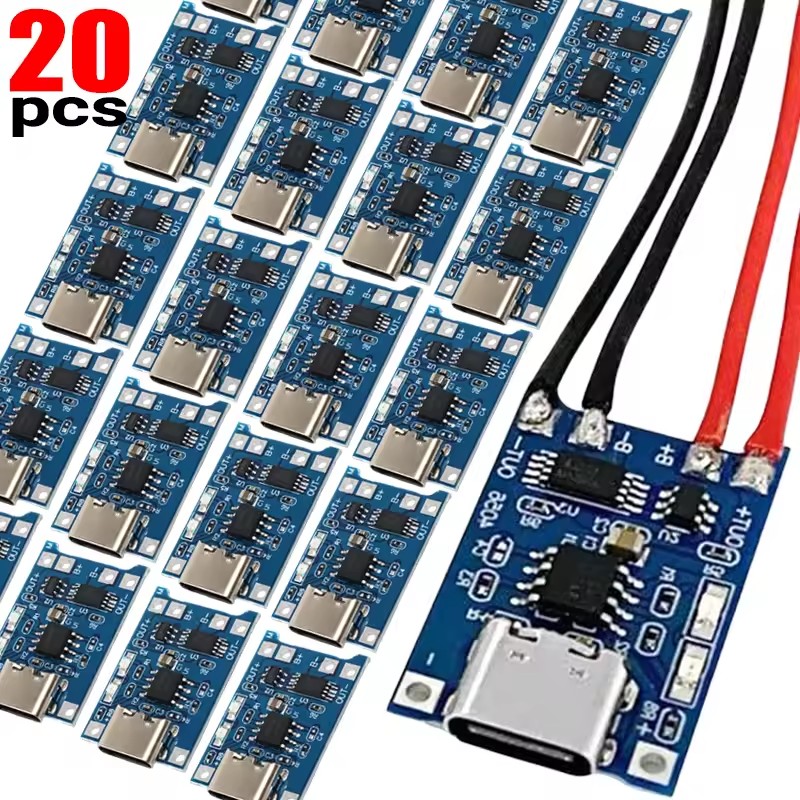Tp4056 Module - 1-20Pcs Type-C/마이크로/미니 USB 5V 1A 18650