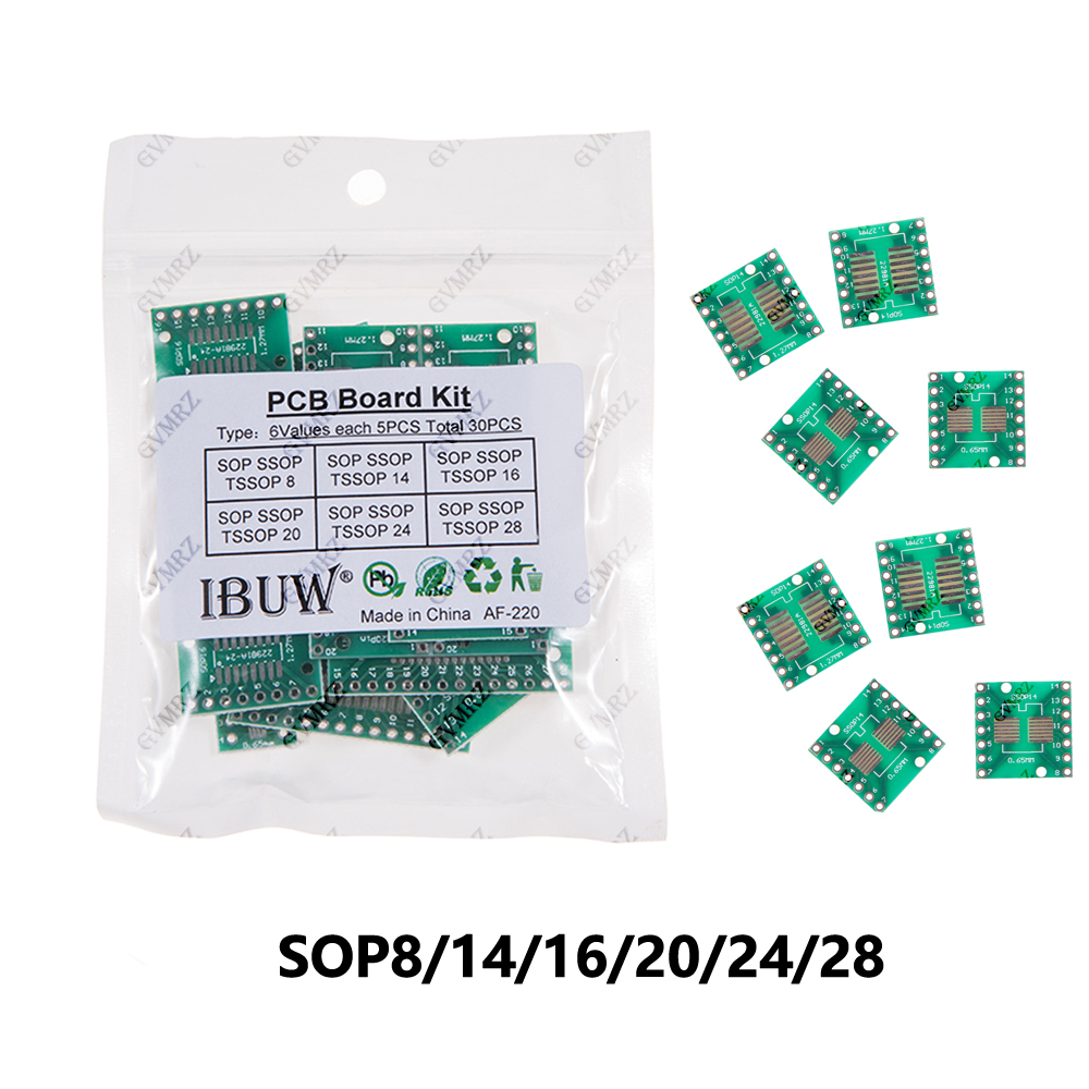 Pcb Prototyping Board - 30PCS 6가지 값 SOP SSOP TSSOP