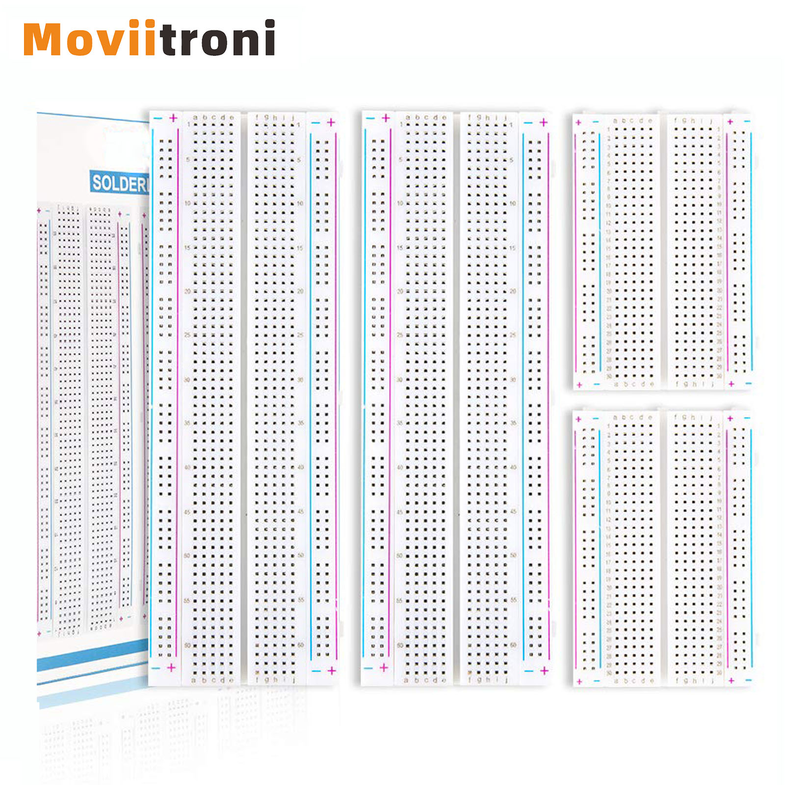 4pcs 400/830 포인트 브레드 보드 MB-102 - Breadboard 400 Point 리뷰 및 가격