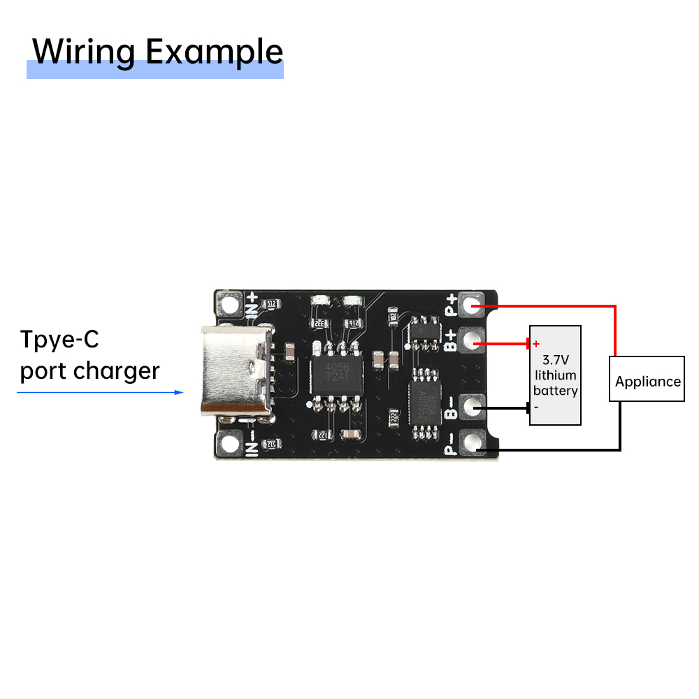 5개입 타입 C DC 4-8V TP4056 리튬이온 배 - Tp4056 Module 리뷰 및 가격