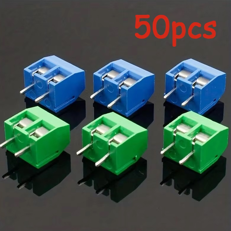 50PCS PCB 터미널 블록 커넥터 피치 5.0mm  - Screw Terminal Block 리뷰 및 가격