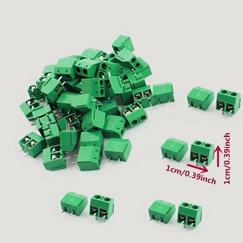 50PCS PCB 터미널 블록 커넥터 피치 5.0mm  - Screw Terminal Block 리뷰 및 가격