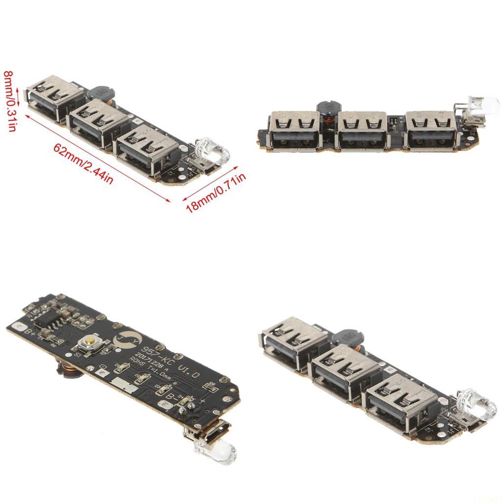 B03F 5V 2.1A 3 USB 전원 은행 충전기 전 - Li Ion Charger Module 리뷰 및 가격