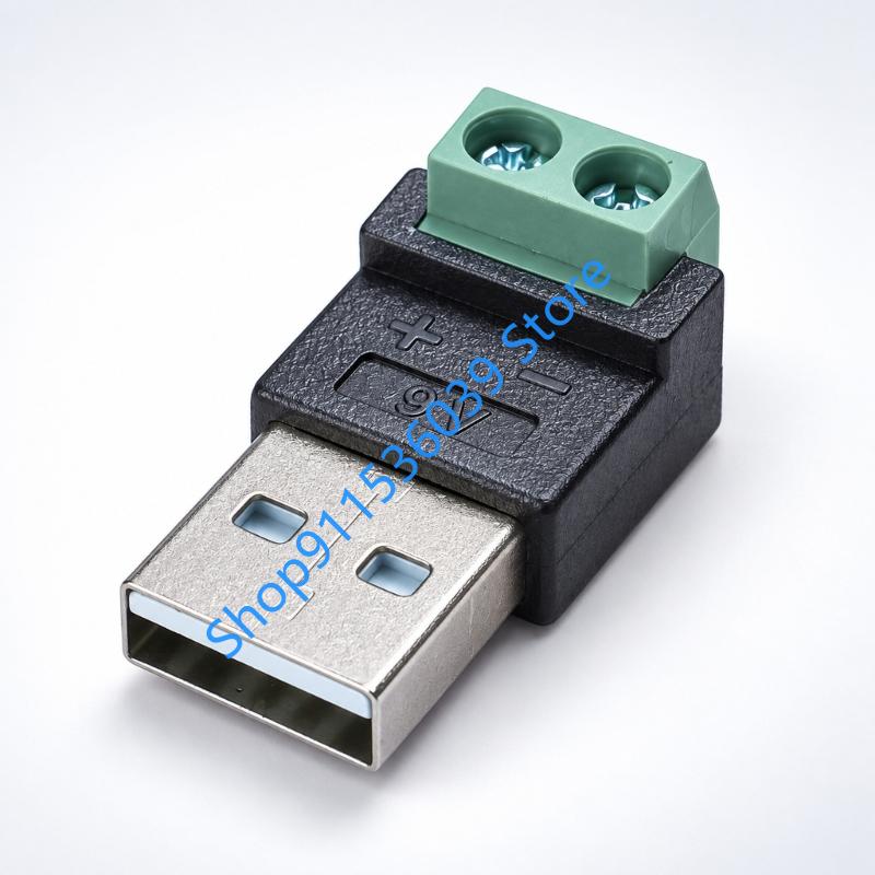 45BB 9V 12V USB 2.0 유형 A 남성-2  - Screw Terminal Block 리뷰 및 가격