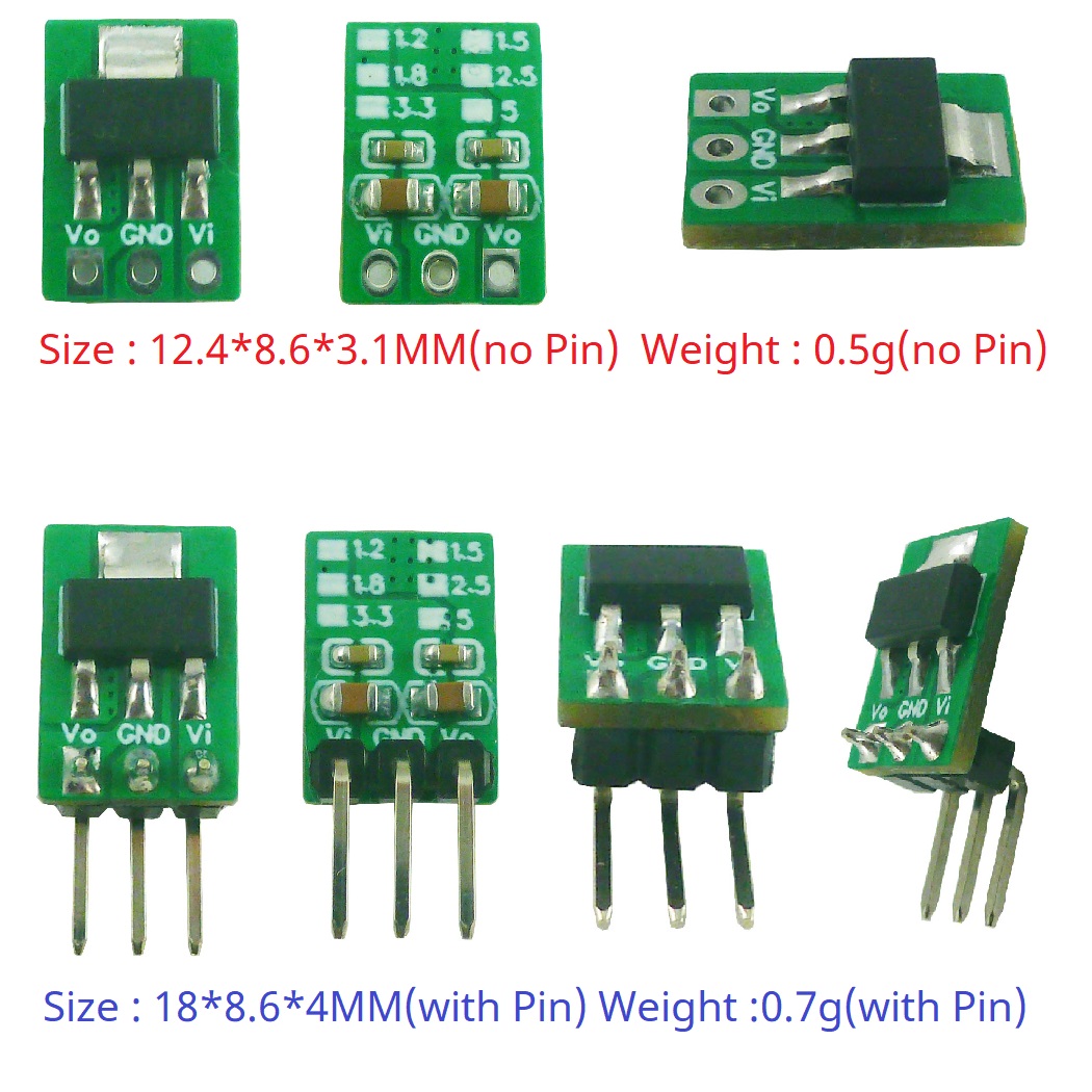 전자 프로젝트를 위한 초저 대기 전류 및 정밀 전압 조 - Ams1117 Module 리뷰 및 가격