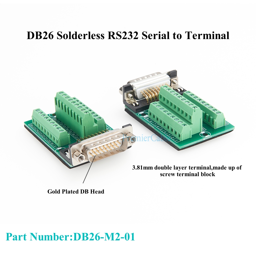 DB26 남성형 터미널 블록 머시닝 D-SUB 26핀  - Screw Terminal Block 리뷰 및 가격
