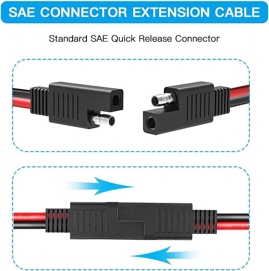 SAE 커넥터 연장 케이블 SAE 퀵 커넥터 분리형 플 - Ipex Connector 리뷰 및 가격