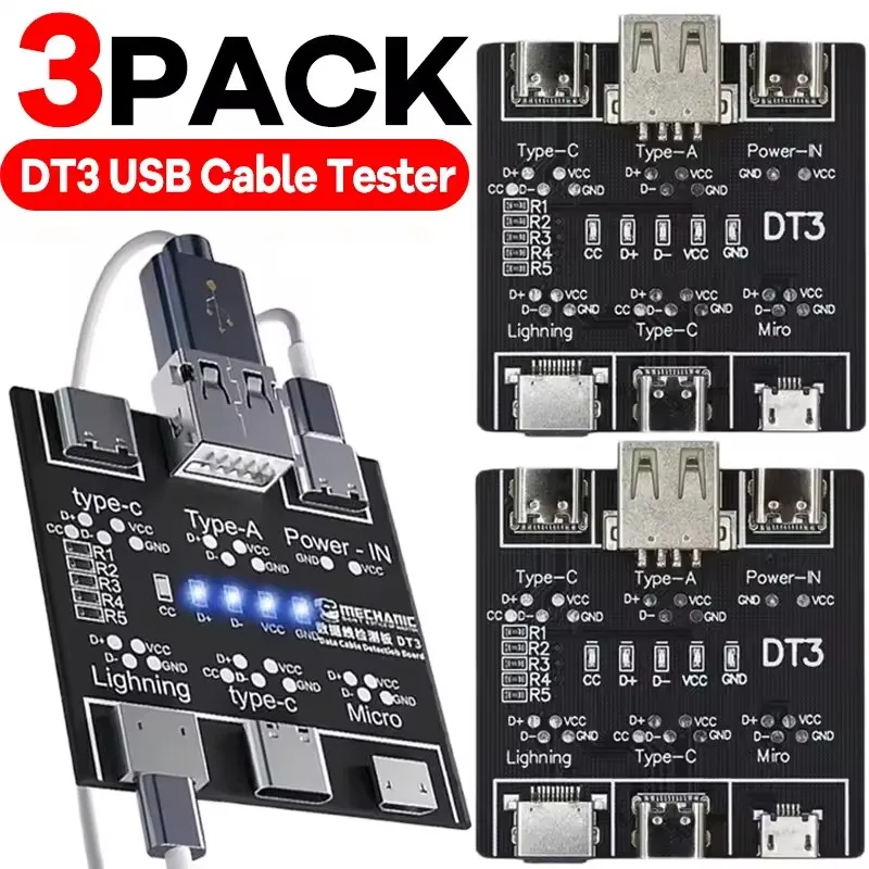1~3개입 DT3 USB 테스터 데이터 케이블 검사 보 - Micro Usb Cable 리뷰 및 가격