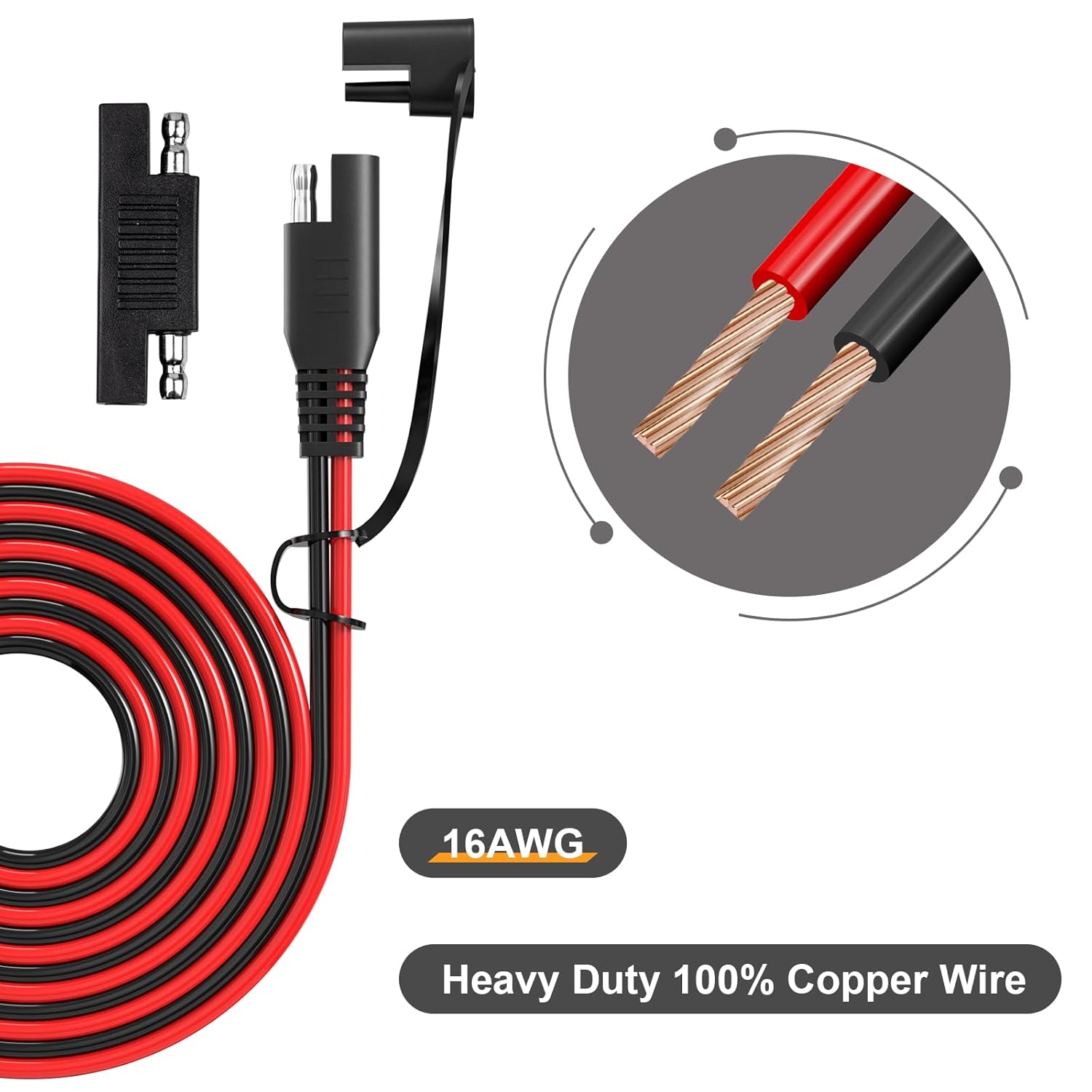 JMUYTOP 16AWG SAE 연장 케이블 자동차/태 - Ipex Connector 리뷰 및 가격