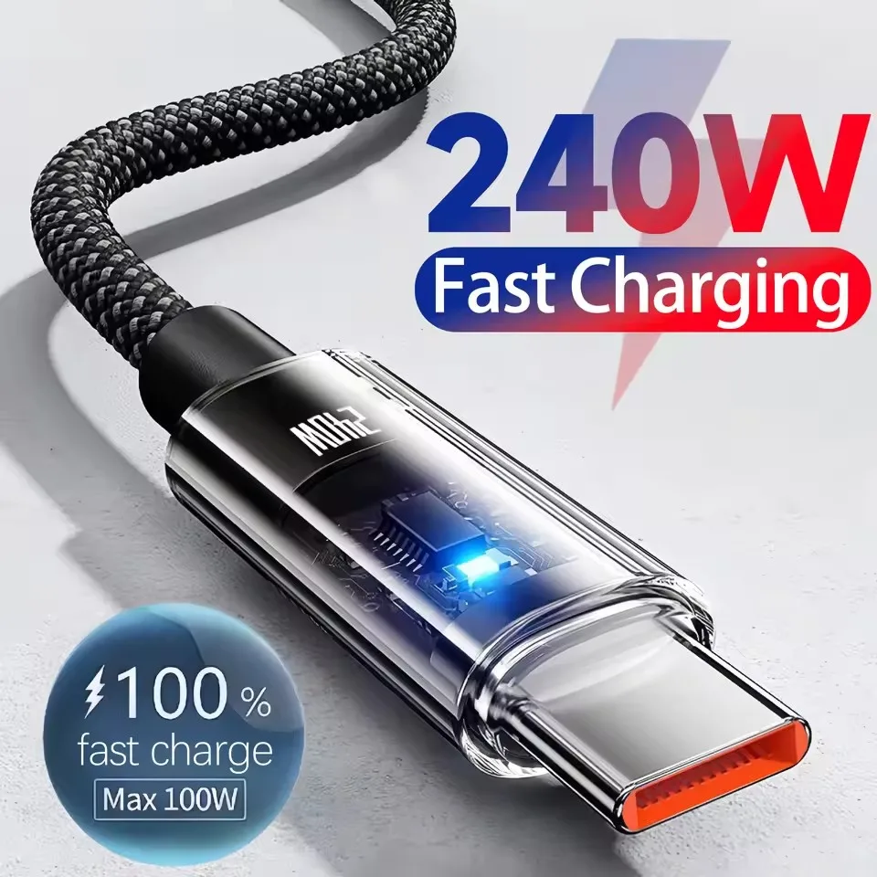 삼성, 샤오미, 화웨이, 아너 기기용 240W 나일론  - Usb C Cable 리뷰 및 가격