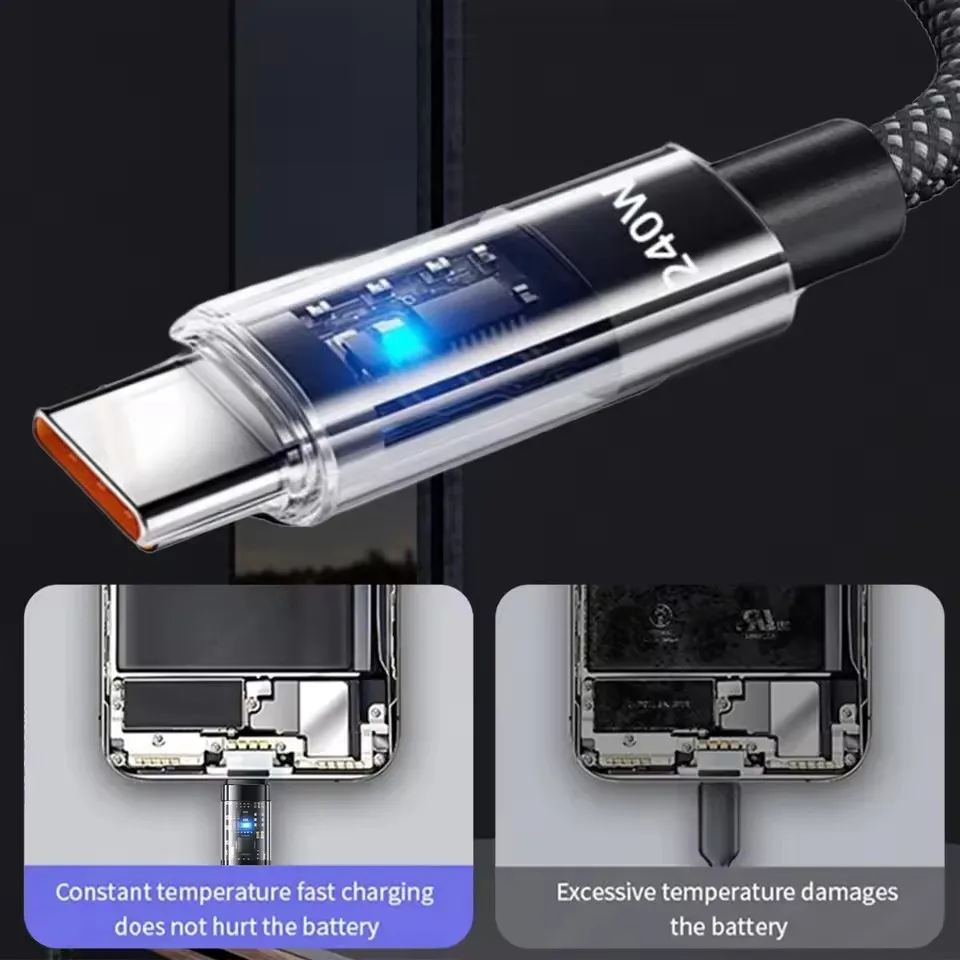 삼성, 샤오미, 화웨이, 아너 기기용 240W 나일론  - Usb C Cable 리뷰 및 가격