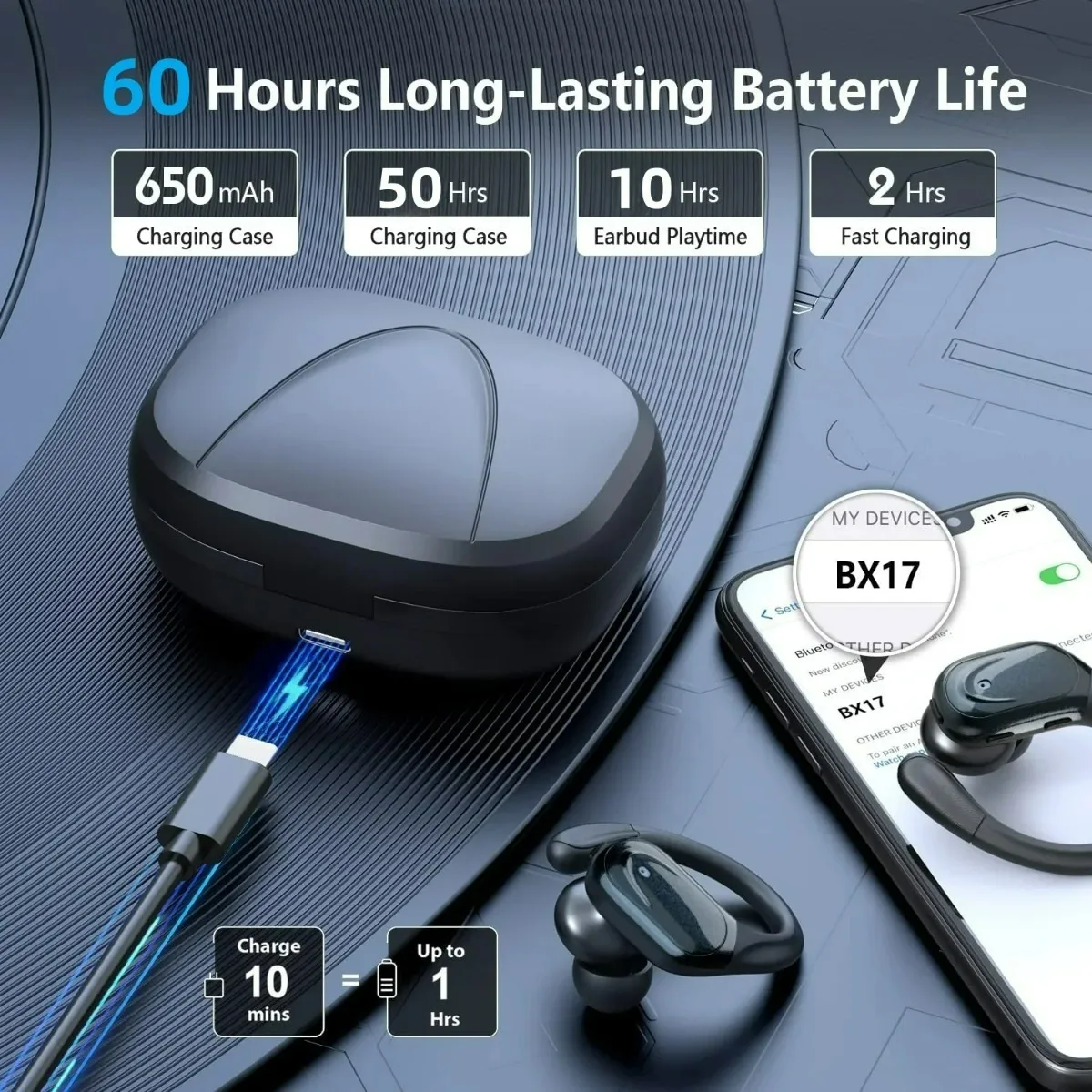 2027년형 QCY 무선 이어버드, 노이즈 캔슬링 마이 - Usb C Cable 리뷰 및 가격